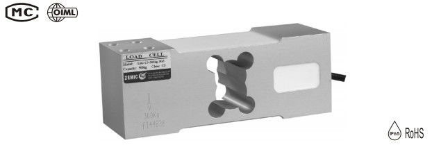 Zemic L6g Oiml Single Point Aluminum Weighing Load Cell Used In 500x600mm 500kg Bench Scale