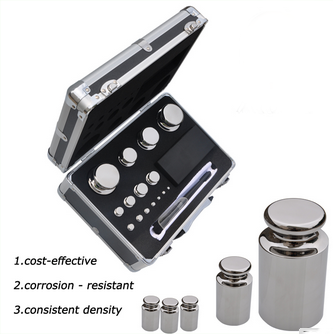 Jeu De Poids étalon En Acier Inox – Kit Calibration Balance M1, De 1 Mg à 200 G, Précision