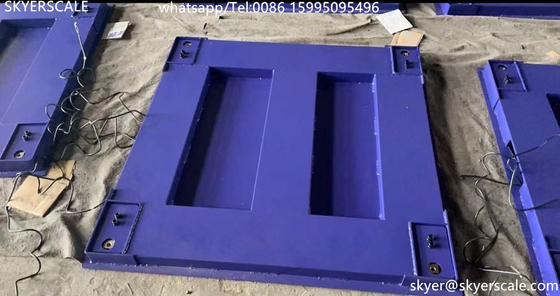 quality  Zemic H8C Load Cell 1x1m 5Ton Heavy Duty Industrial Floor Scale With Carbon Steel Platform factory