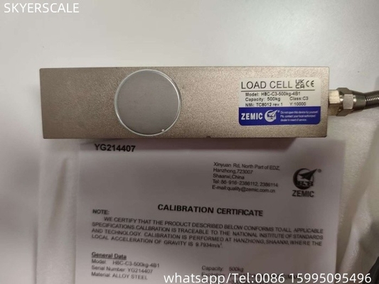 quality  500kg OIML Load Cells Amplifier Zemic H8C Weighing Sensor For Floor Weighintg Scale factory