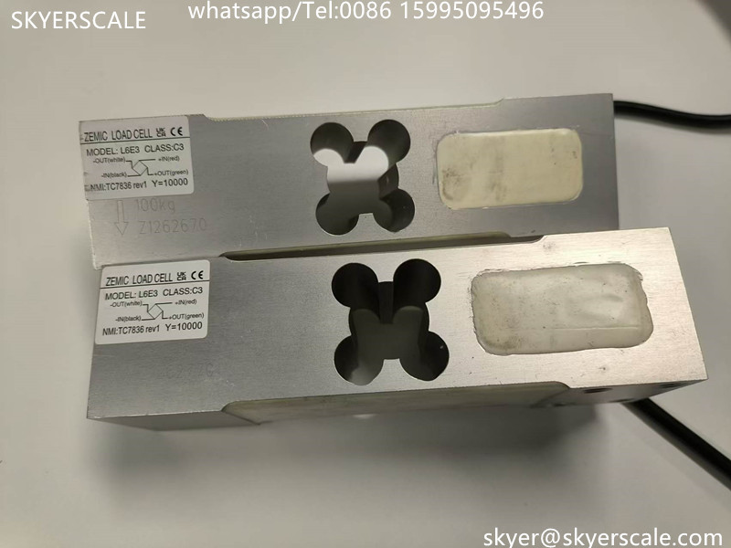 Zemic L6E3 Sinle Point Parallel Beam Aluminum Load Cell 100kg Sensor ...