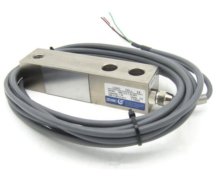 Zemic Shear Beam H8C -2t Weight Machine Load Cell Oil Proof Anti Corrosion