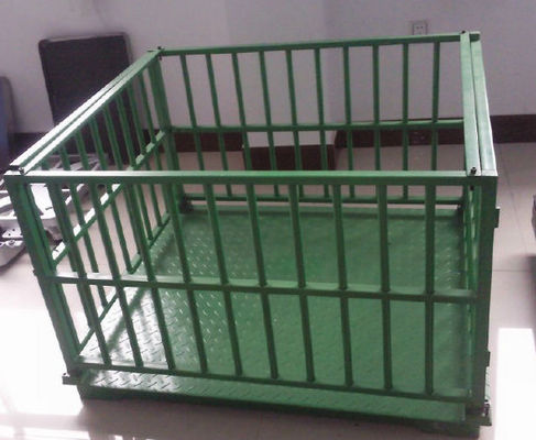 Carbon Steel 1t 2t 3t Livestock scale, cattle Weighing Scales For  horse Pig Cow Sheep with hot galvanized fence