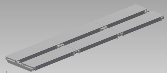 3×16m 100 Ton Q235B Steel Heavy Duty Truck Scales