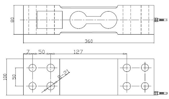 500kg  Single Point Parallel Beam Weighing Load Cell