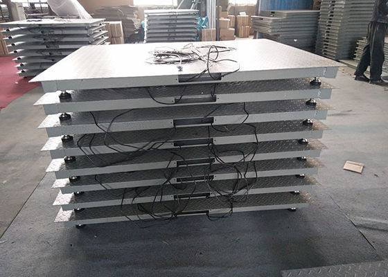 3T 5T Single Deck LED / LCD Display Floor Weighing Scales
