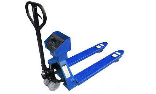 1.5T, 2T, 3T electronic carbon steel hand pallet weighing truck scale red color