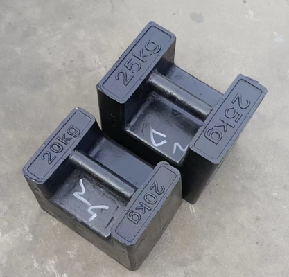 Stackable 20kg test weights M1 20kg cast iron calibration weights for crane