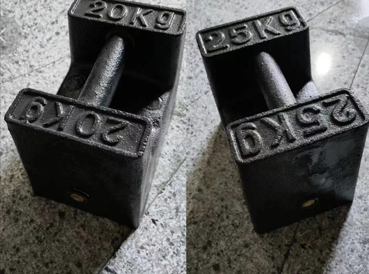 Stackable 20kg Test Weights M1 20kg Cast Iron Calibration Weights For Crane