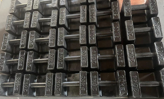 Stackable 20kg Test Weights M1 20kg Cast Iron Calibration Weights For Crane