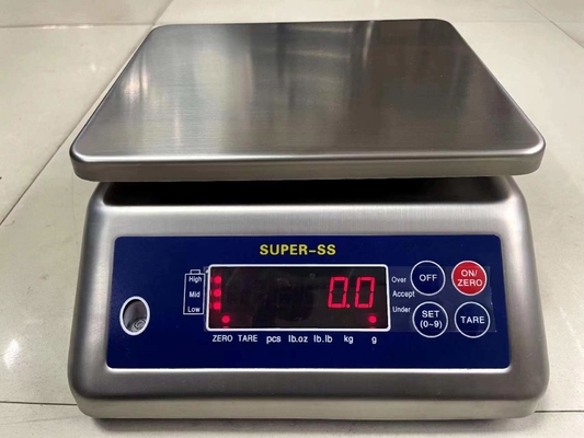 30kg Super ss Electronic Digital Waterproof IP68 Weight Scale Stainless Steel Digital Weighing Table Bench Scale
