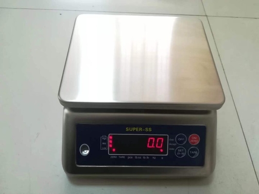 Electronic Digital Waterproof  Weight Scale Stainless Steel Digital Weighing Table Bench Scale Super-ss 15kg
