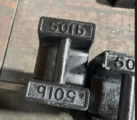 Standard Cast Iron Test Weights 25lb 50lb Rectangular Weight Elevator Load Block Calibration Weight