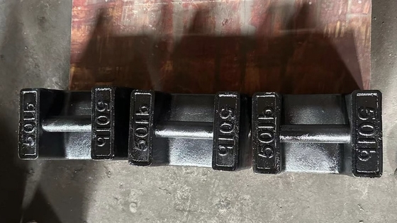 Standard Cast Iron Test Weights 25lb 50lb Rectangular Weight Elevator Load Block Calibration Weight