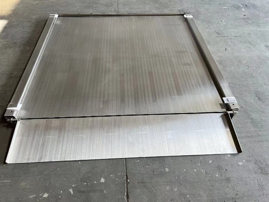 Sandblasting Process 304 Stainless Steel Customizable 1.2x1.2m 3ton Platform Floor Scale