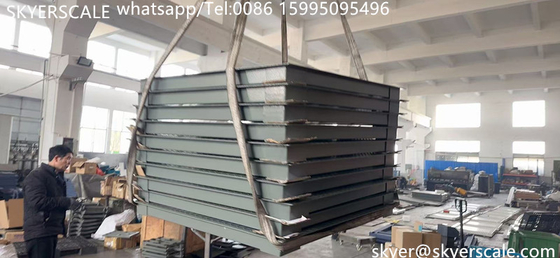 Industrial  5 Ton Capacity Carbon Steel 1.2*1.5m Digital Platform Floor Scale With A12E Indicator