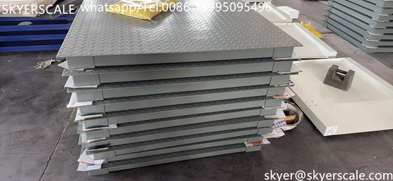 Industrial  5 Ton Capacity Carbon Steel 1.2*1.5m Digital Platform Floor Scale With A12E Indicator