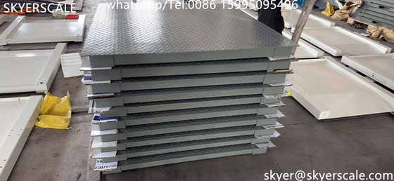 Industrial  5 Ton Capacity Carbon Steel 1.2*1.5m Digital Platform Floor Scale With A12E Indicator