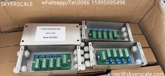 Stainless Steel 4 Way Load Cell Digital Summing Junction Box