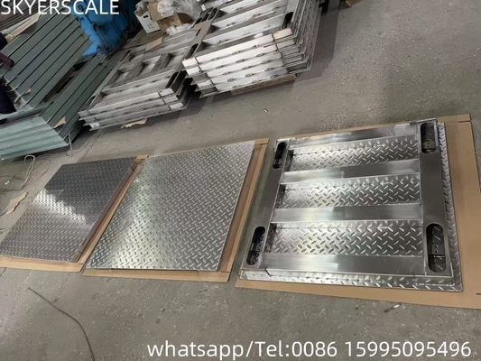 Heavy Duty 304 Stailess Steel Floor Type Digital Weighing Scale OIML 1 Ton 3t  5 Ton Floor Scale