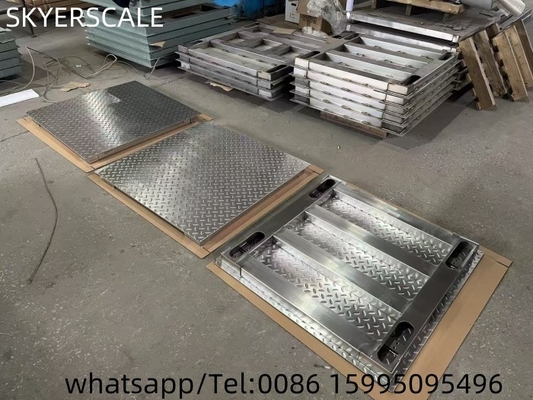 Heavy Duty 304 Stailess Steel Floor Type Digital Weighing Scale OIML 1 Ton 3t  5 Ton Floor Scale