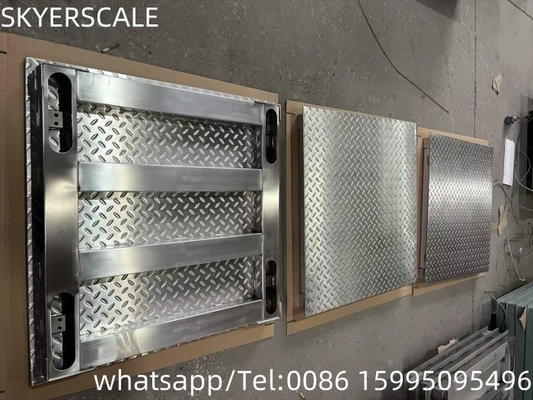 Heavy Duty 304 Stailess Steel Floor Type Digital Weighing Scale OIML 1 Ton 3t  5 Ton Floor Scale