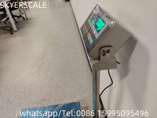 40x50cm 150kg Weighing Platform Scale Stainless Steel With Green LED Waterproof Indicator