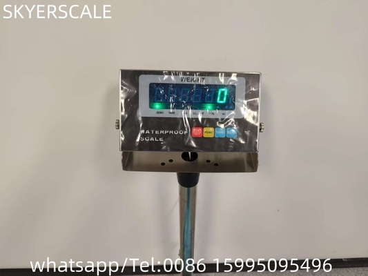 40x50cm 150kg Weighing Platform Scale Stainless Steel With Green LED Waterproof Indicator
