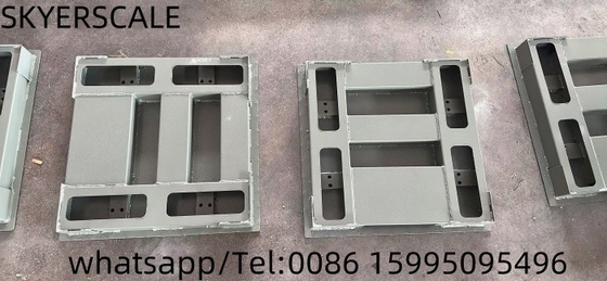 Carbon Steel  Platform Floor Weighing Scale 1.22x1.22m 3t  With XK315A1X Weighing Indicator