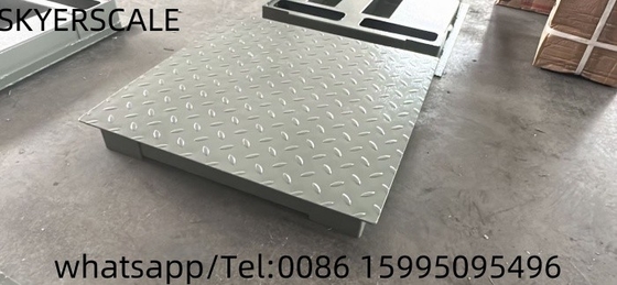 Carbon Steel  Platform Floor Weighing Scale 1.22x1.22m 3t  With XK315A1X Weighing Indicator