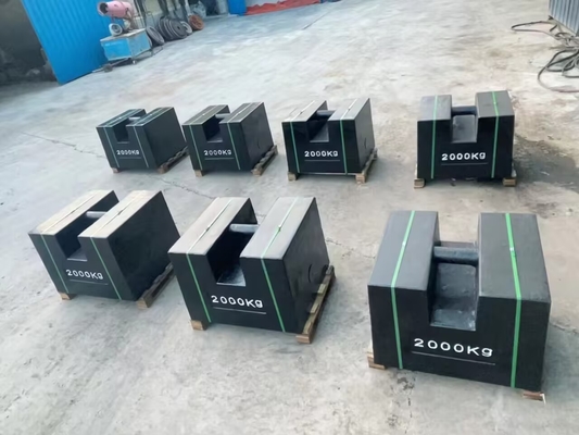 1000kg Test Weight Cast Iron Counterweights Test Masses For Crane