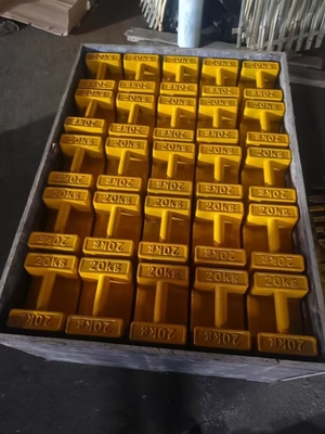 Stackable 20kg Test Weights M1 20kg Cast Iron Calibration Weights For Crane