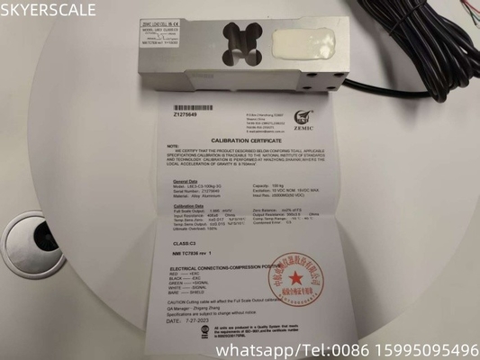 Zemic L6E3  100kg Sensor Load Cell For Industrial Bench Scales
