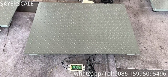 Mild Steel 0.8mx1.2m Platform 3Ton Heavy Duty Weighing Scale Industrial Floor Scale