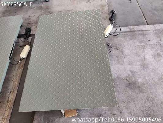 3T-5T Rated Load Mild Steel Floor Scale 0.9x1.5m For Industrial Applications