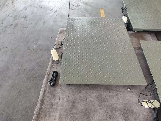 3T-5T Rated Load Mild Steel Floor Scale 0.9x1.5m For Industrial Applications
