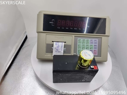 Weighing Indicator Monitor Plastic  YAOHUA XK3190-A9P Built In Printer For Truck Scale