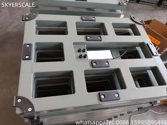 60x60cm 300kg Portable Bench Scale Weigh Carbon Steel Platform Scale