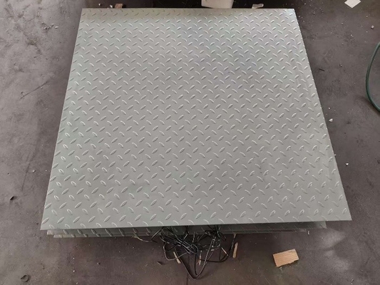 Industrial Carbon Steel Weighing Scales  1.4x1.4m 5t Electronic Floor Scale