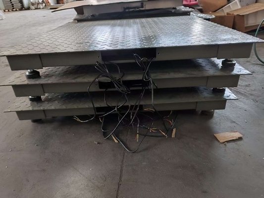 Industrial Carbon Steel Weighing Scales  1.4x1.4m 5t Electronic Floor Scale