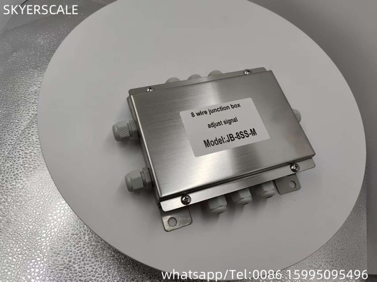 Truck Scale JB-8 8 Wire Stainless Steel Junction Box For Weighbridge