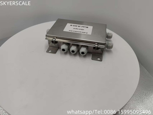 Stainless Steel 8 Line Adjust Signal Sum Box Connect 8pcs Load Cell For Truck Scales