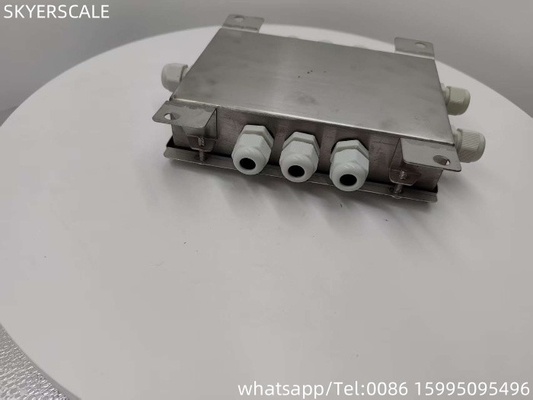 Weighbridge 8 Wire Stainless Standard Industrial Analog Adjust Signal Junction Box For Truck Scales 3x18m