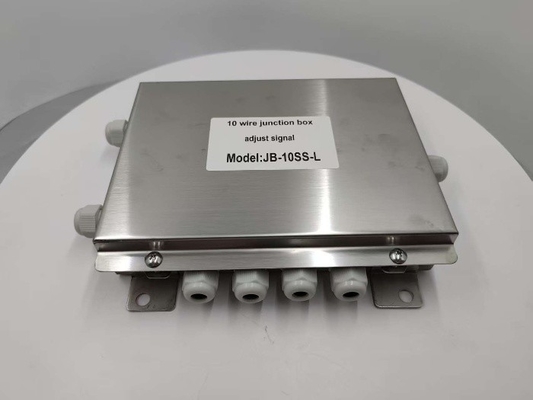 Waterproof Grade IP67 Stainless Steel Junction Box 10 Wire For Weighbridge