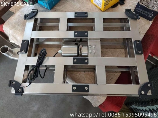 304 Stainless Steel 80x80cm Bench Scale Inox Heavy Duty Platform Scale 800kg