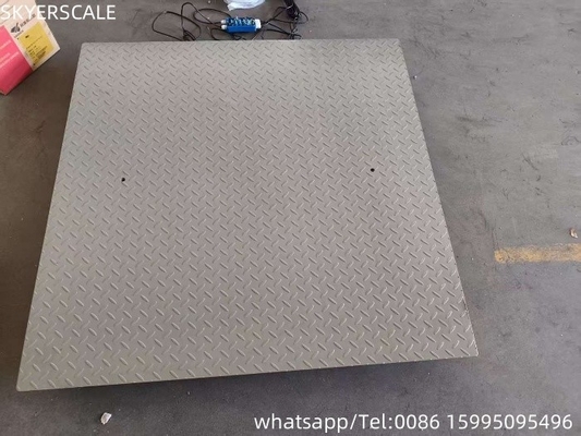 0.9x1.5m 2t Platform Scale Carbon Steel Electronic Weighing Scales Digital Floor Scale Industrial