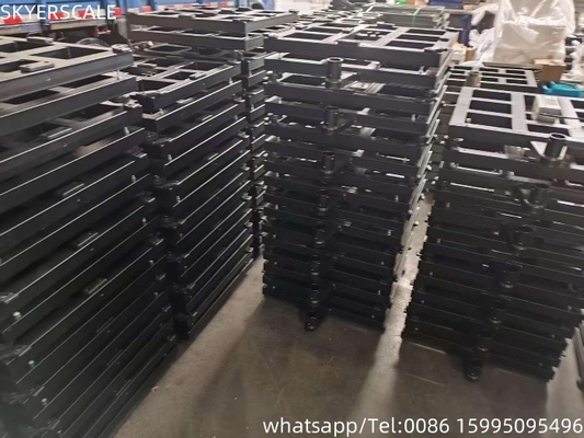Mild Steel 450x450mm 500kg Weight Bench Scale With Zemic L6G 600kg Load Cell