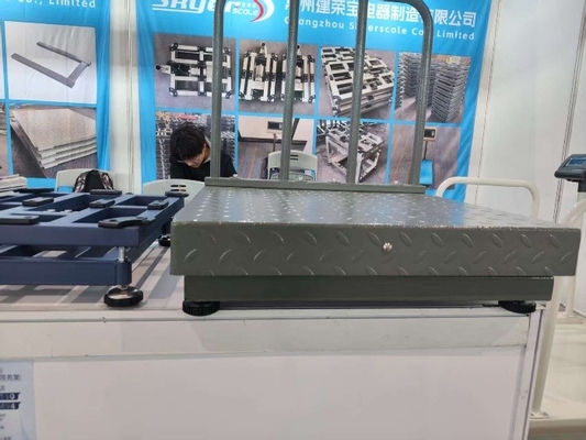50x60cm Bench Scale Carbon Steel Material + Checkered Plate Panel Balance Electronic Scale For 300 Kg