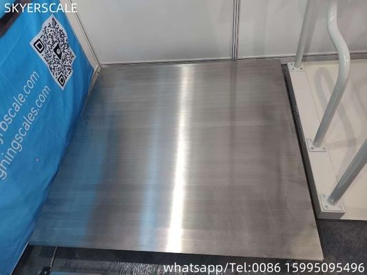 Heavy Duty Electronic 304 Full Stainless Steel Platform Floor Scale 1.2x1.2m 3 Ton