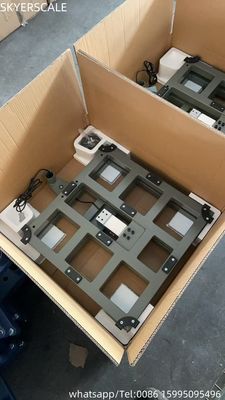 Heavy Duty Platform Weight Scale Electronic Digital Weighing Scales 500x500mm 300Kg  With Backrail